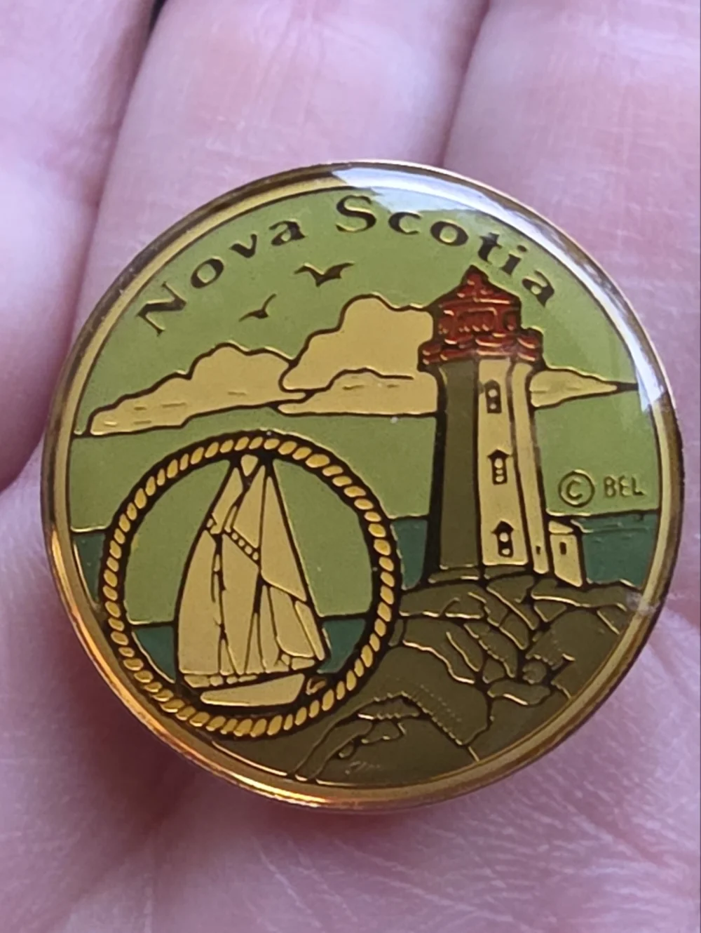 Lot of 4 Nova Scotia, Canada Souvenir Lapel Pins